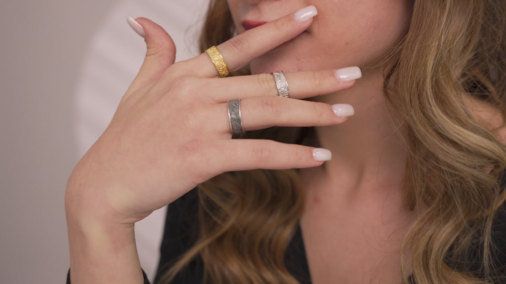 Swan Maiden Valkyrie Ring in Sterling Silver or Gold