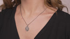 Sacred Heart Necklace in Sterling Silver or Gold
