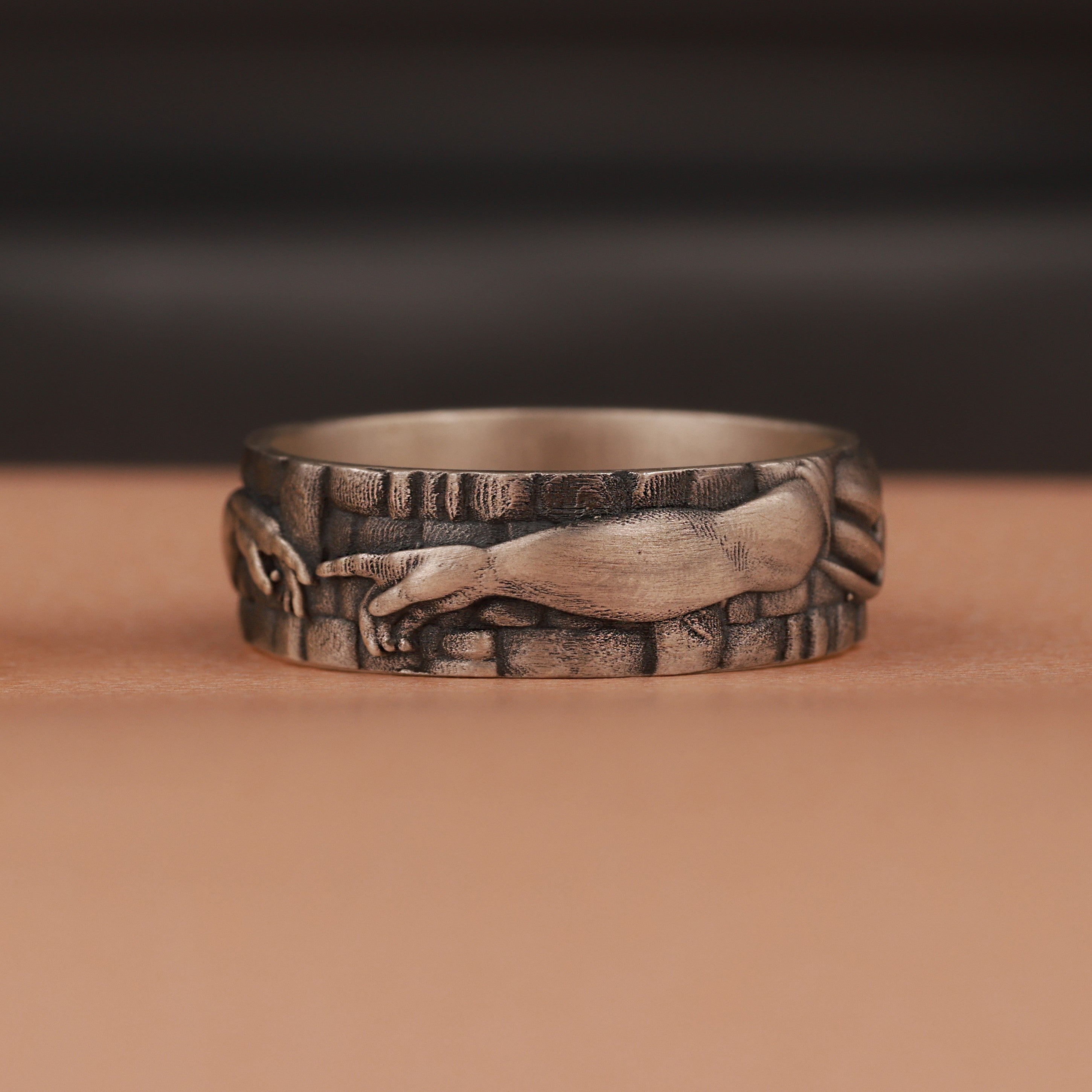 Creation of Adam Wide Band Ring in Sterling Silver – EternityPieces