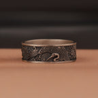 Swan Maiden Valkyrie Ring in Sterling Silver or Gold