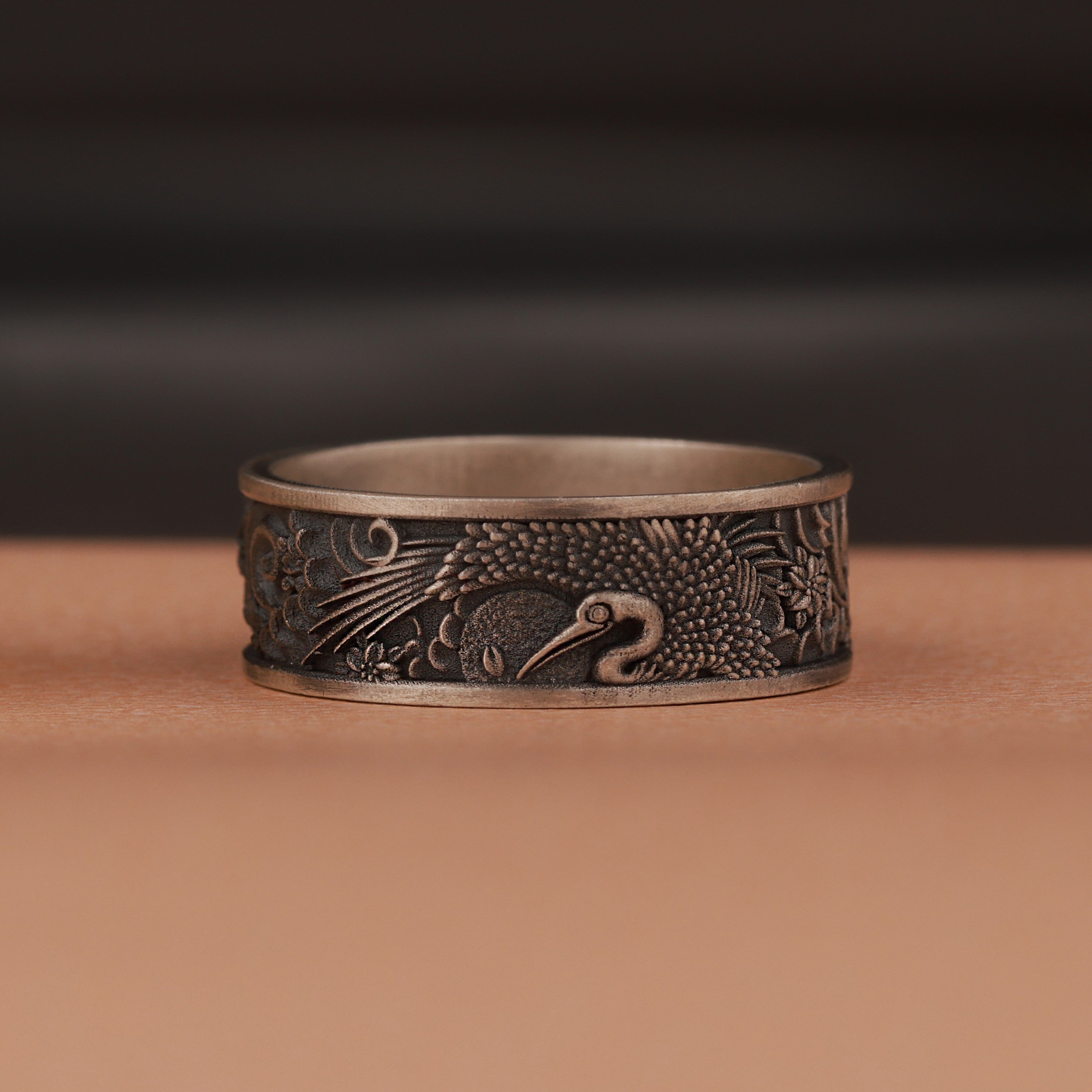Swan Maiden Valkyrie Ring in Sterling Silver or Gold